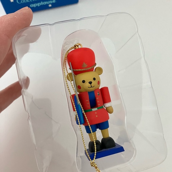 Bears in Toyland Nutcracker Ornament, Vintage Christmas Keepsake - Picture 2 of 16